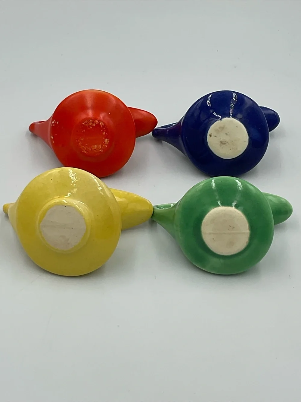 Vintage “Aladdin” Style Miniature Ceramic Creamers - Set of 4